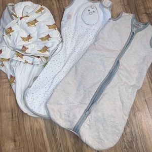 Nested bean swaddles